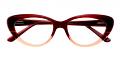 Upland Eyeglasses Brown Red 