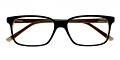 Benicia Cheap Eyeglasses Yellow Black